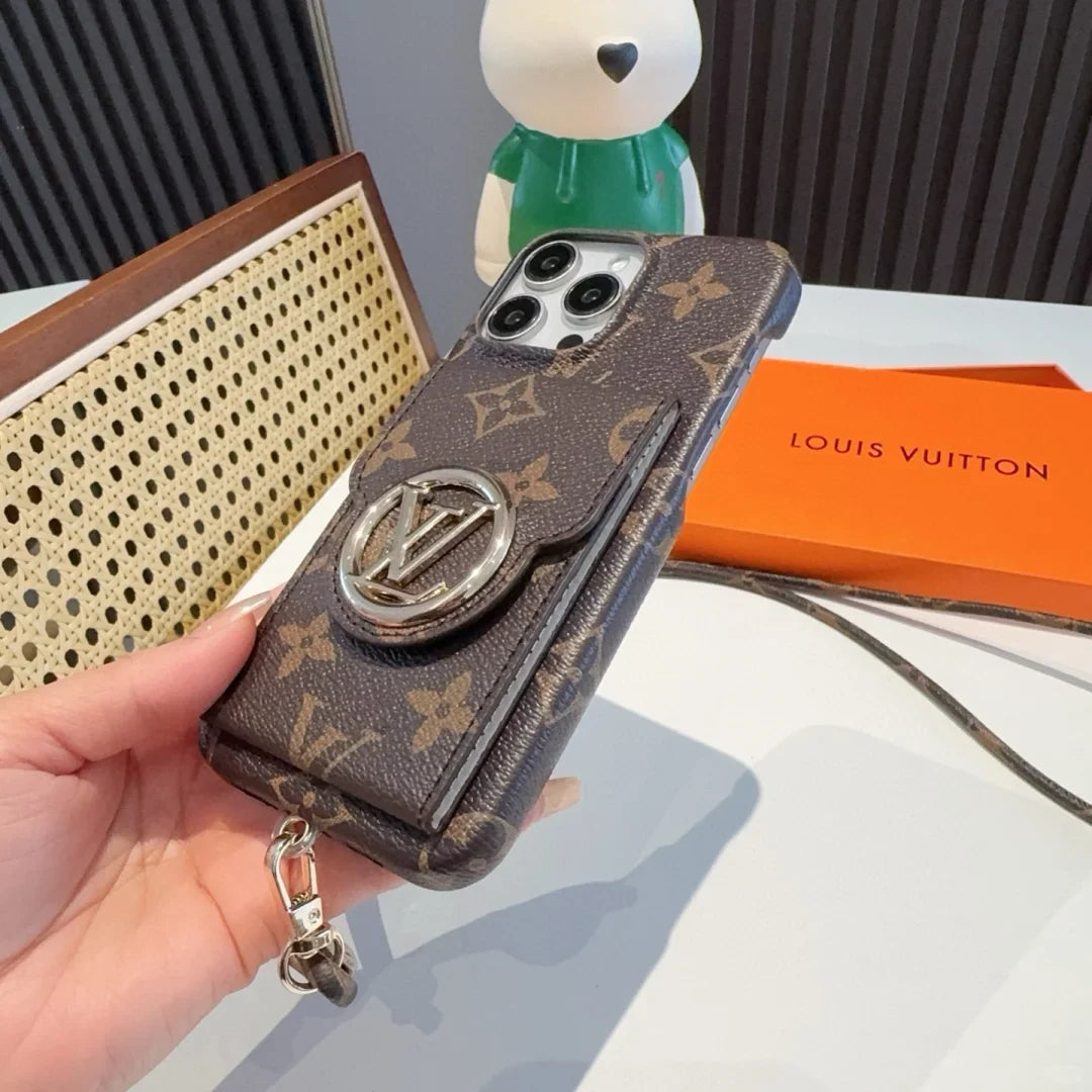 LuxMon™ Premium Leather Monogram Wallet Case