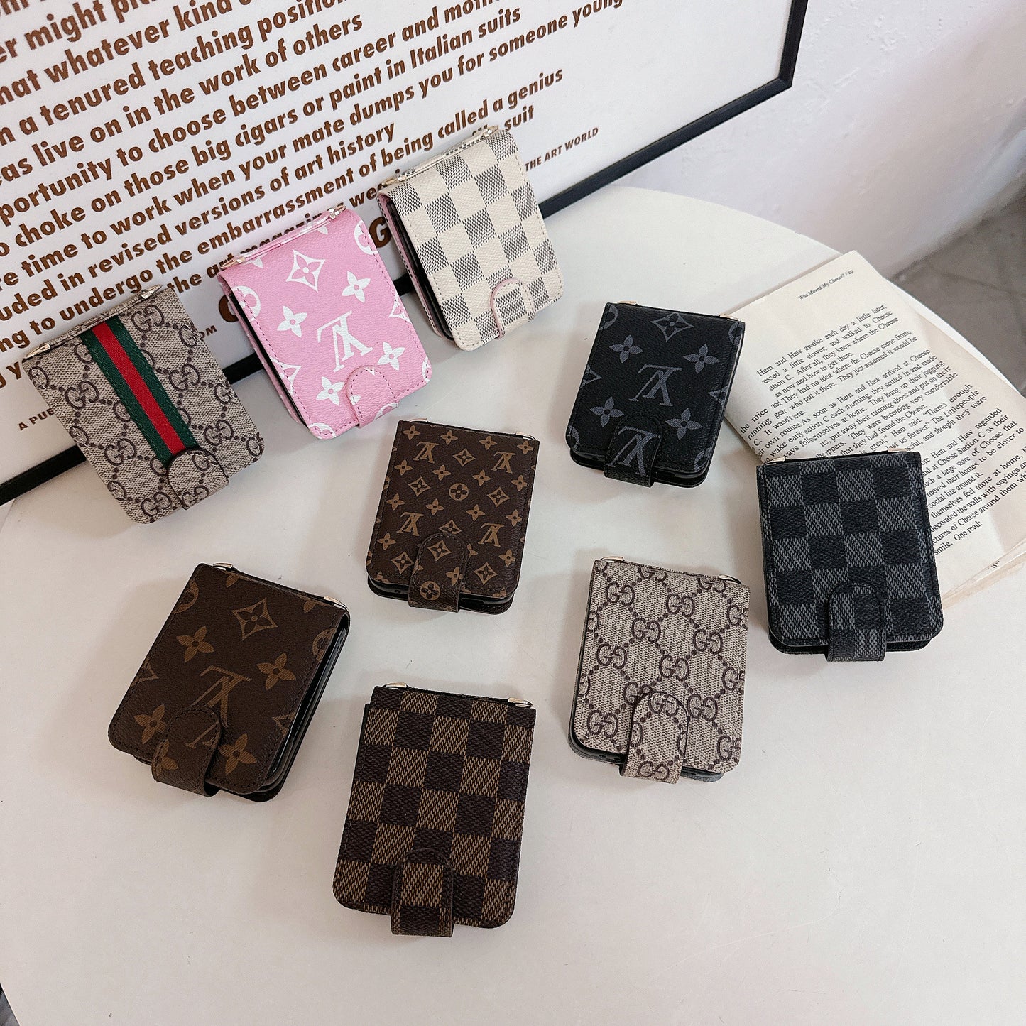 Luxury Pattern Flip Case for Samsung Galaxy Z Flip – Designer-Inspired Slim Protective Cover