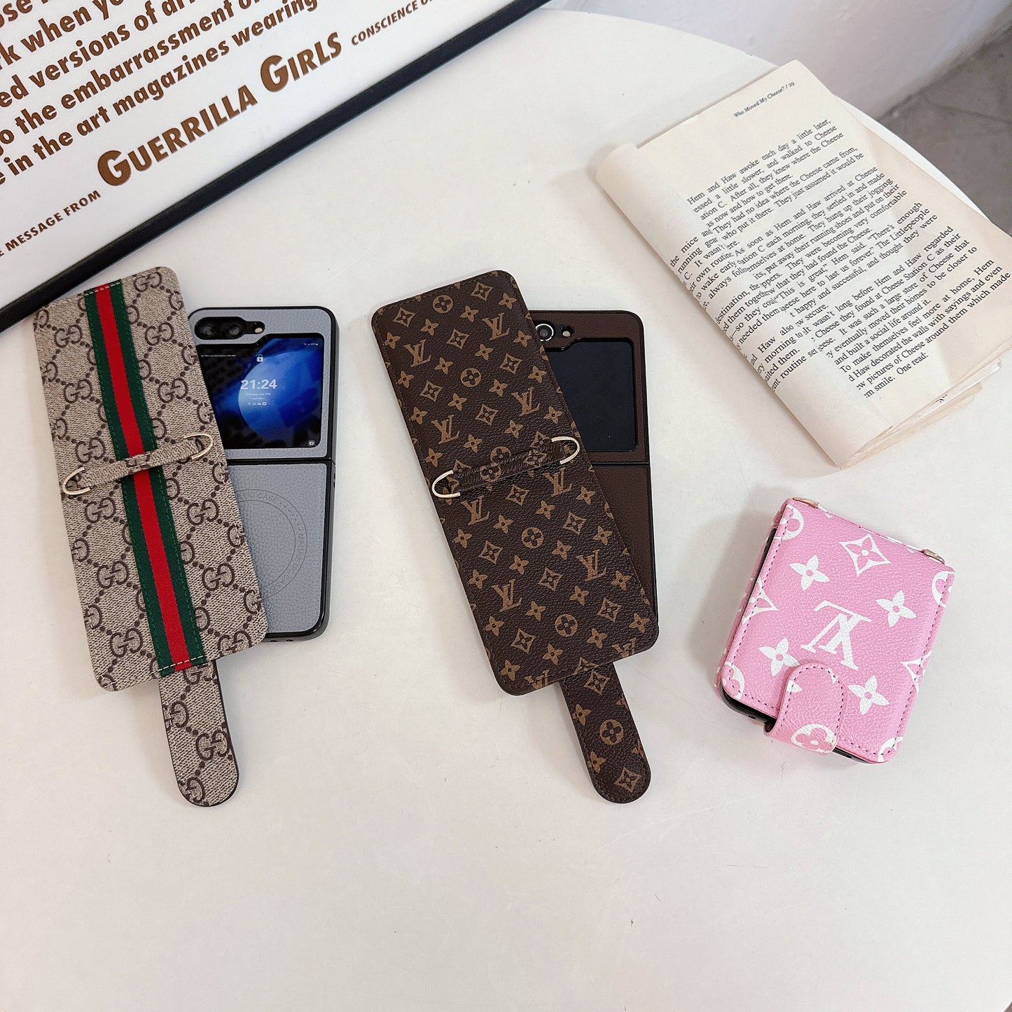 Luxury Pattern Flip Case for Samsung Galaxy Z Flip – Designer-Inspired Slim Protective Cover