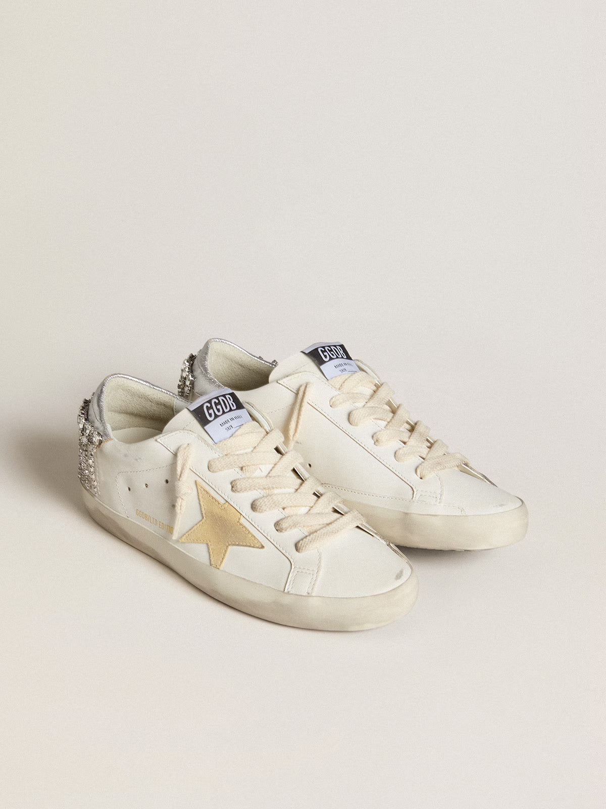 LTD Baskets – Suede & Crystal Heel Edition