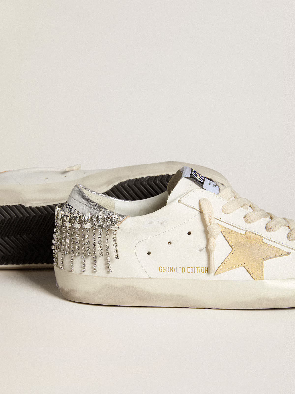 LTD Baskets – Suede & Crystal Heel Edition