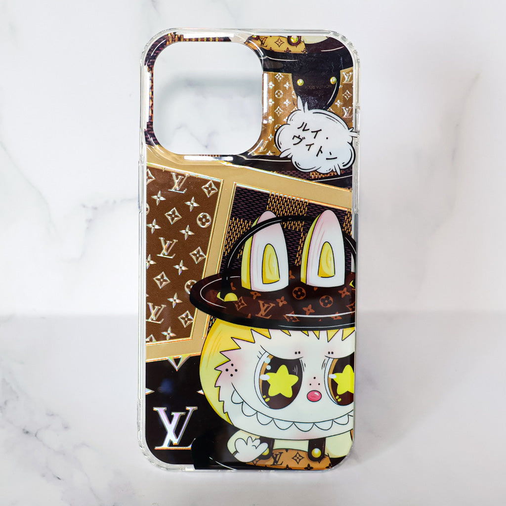 MonoToon™ Clear Case – Cartoon Monogram Edition