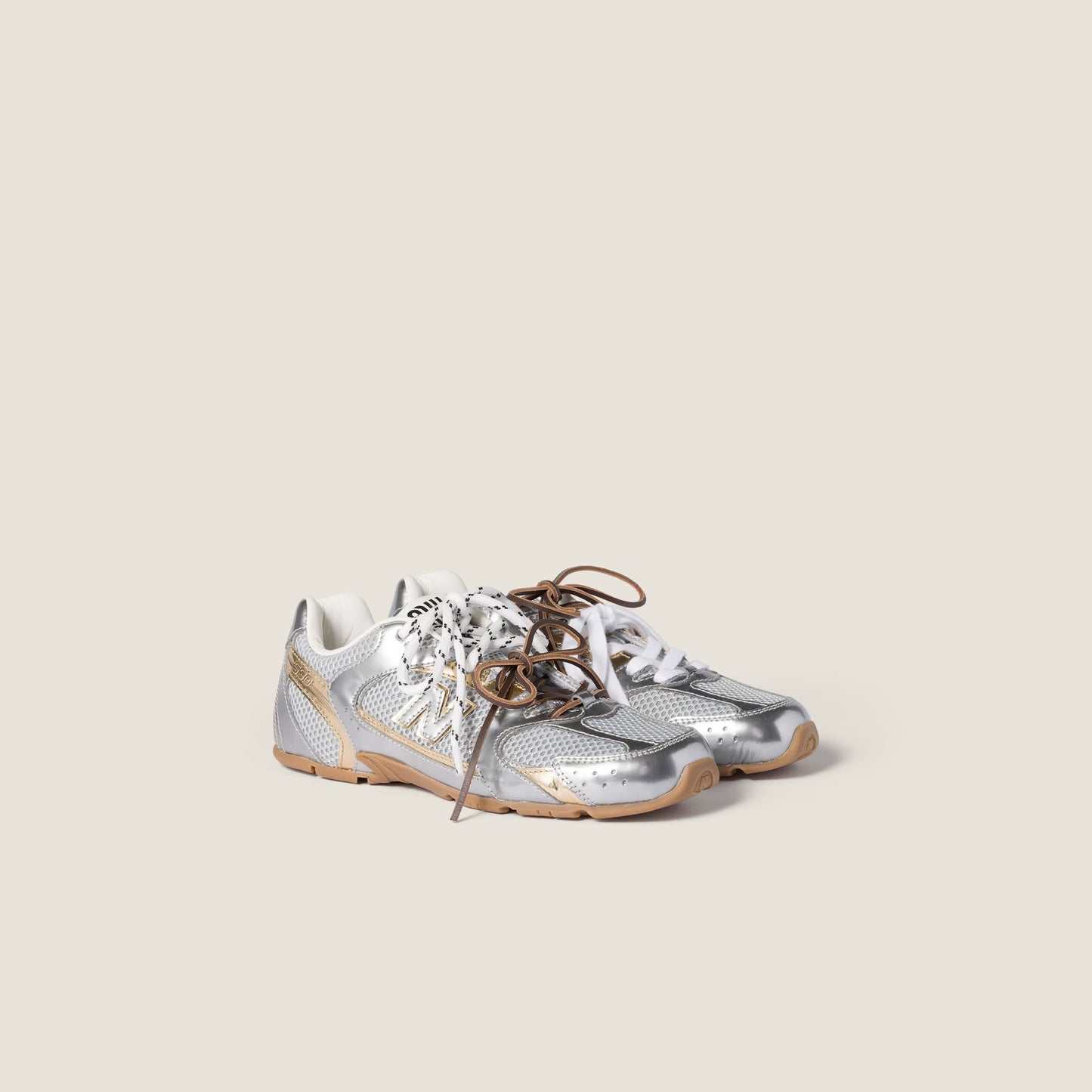 530 SL Runner – Leather and Mesh Metallic Edition