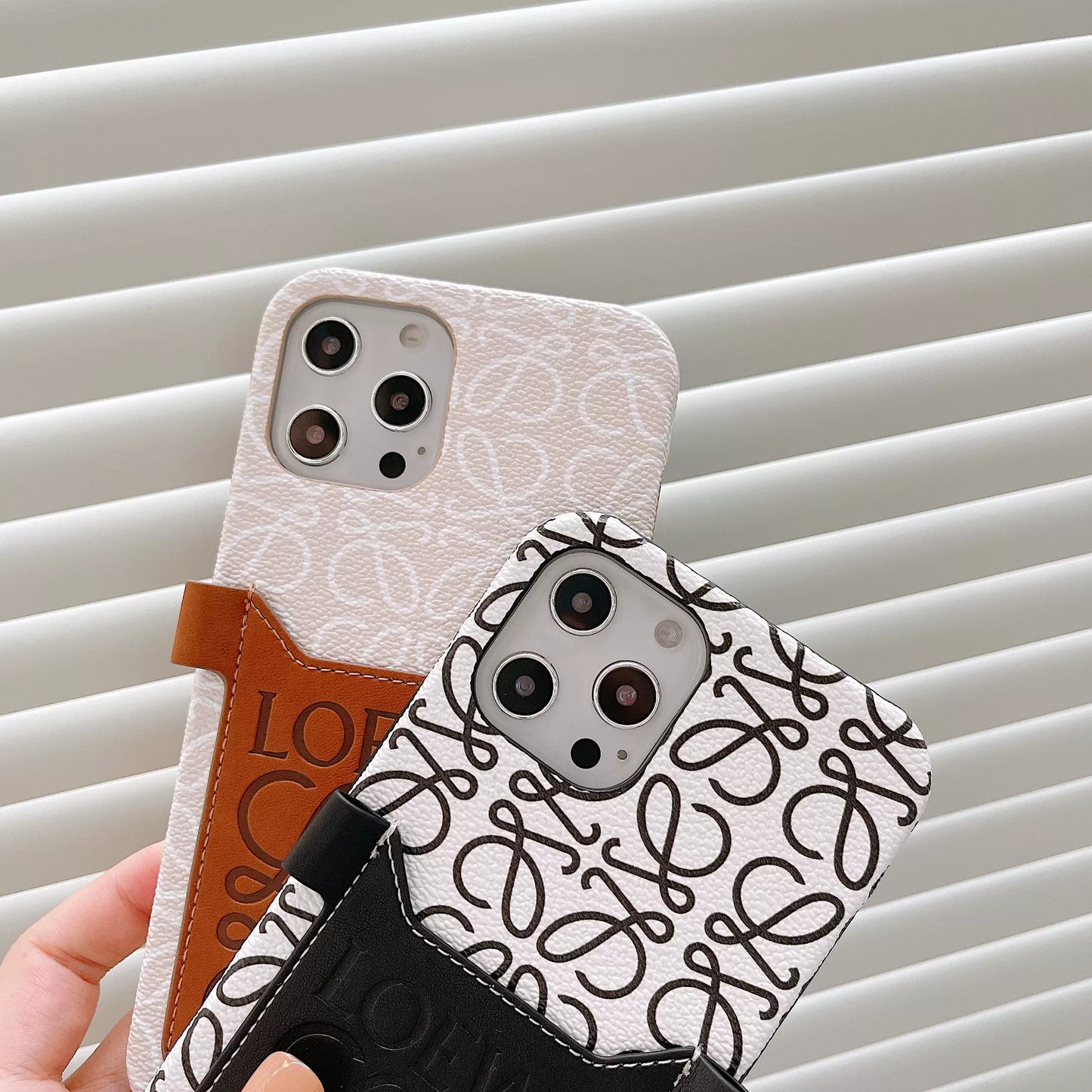 Leather Crossbody Lanyard iPhone Case