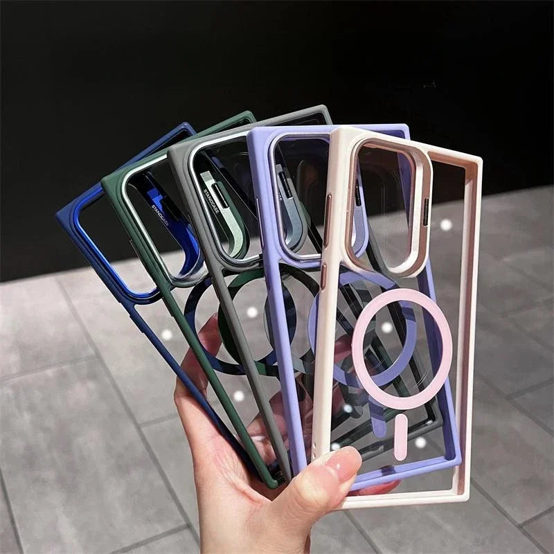 MagSafe Hidden Holder Clear Case for Samsung Galaxy S