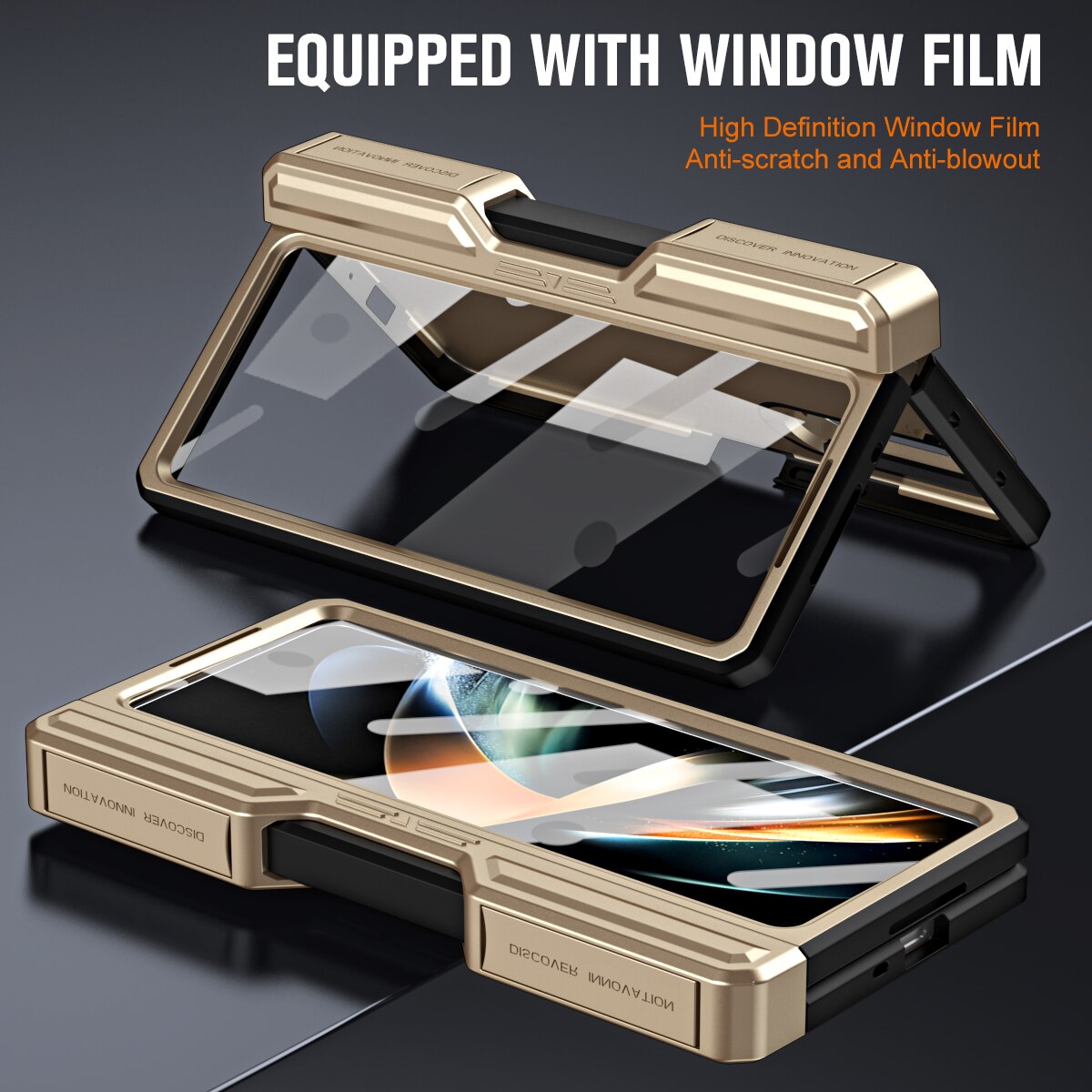 Hinge Armor Shockproof Magnetic Case For Samsung Galaxy Z Fold