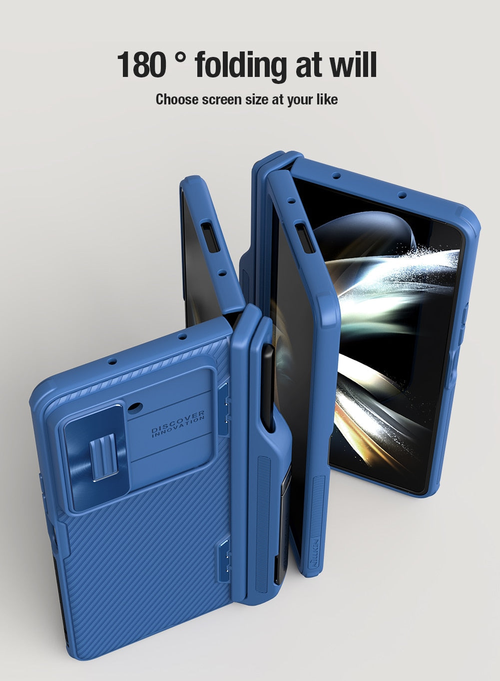 CamShield Case With S-Pen Holder & Slide Camera Protector For Samsung Galaxy Z Fold