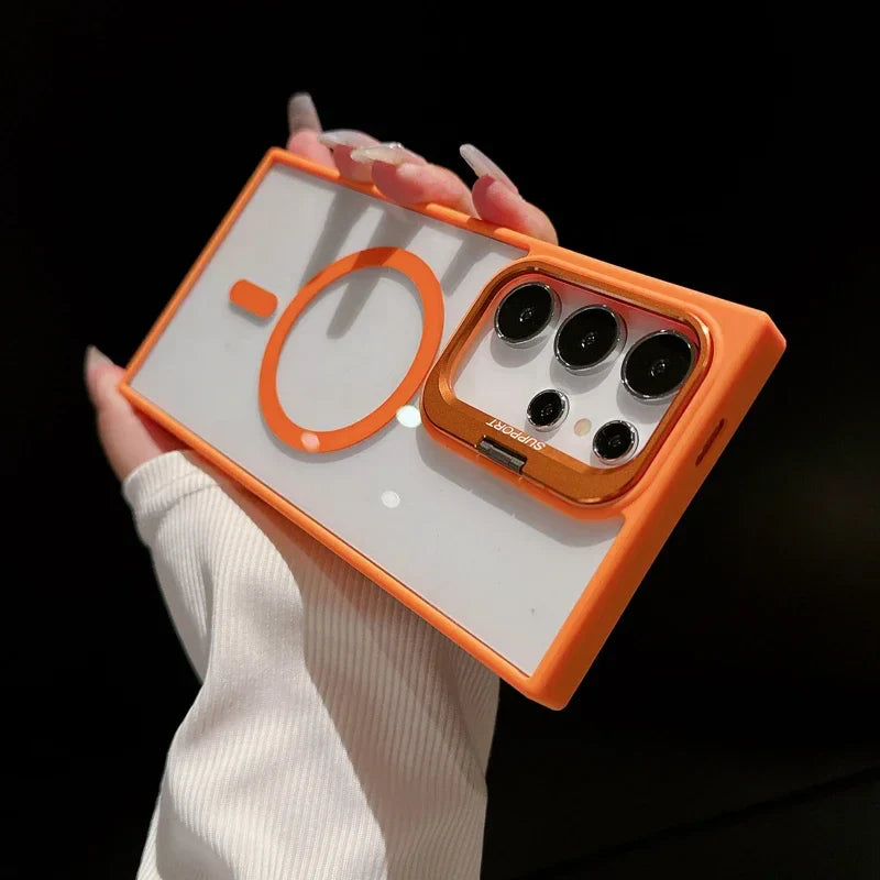 MagSafe Hidden Holder Clear Case for Samsung Galaxy S