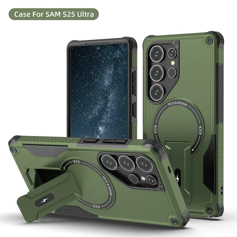 MagSafe Stand Case for Samsung S24/S25 Ultra Plus