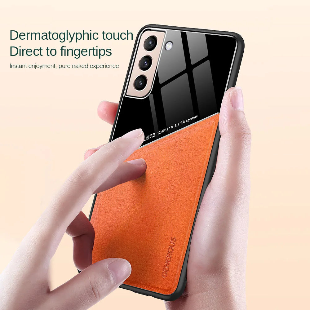 MagGrip™ Car Mount Leather Case – Samsung Galaxy S Series