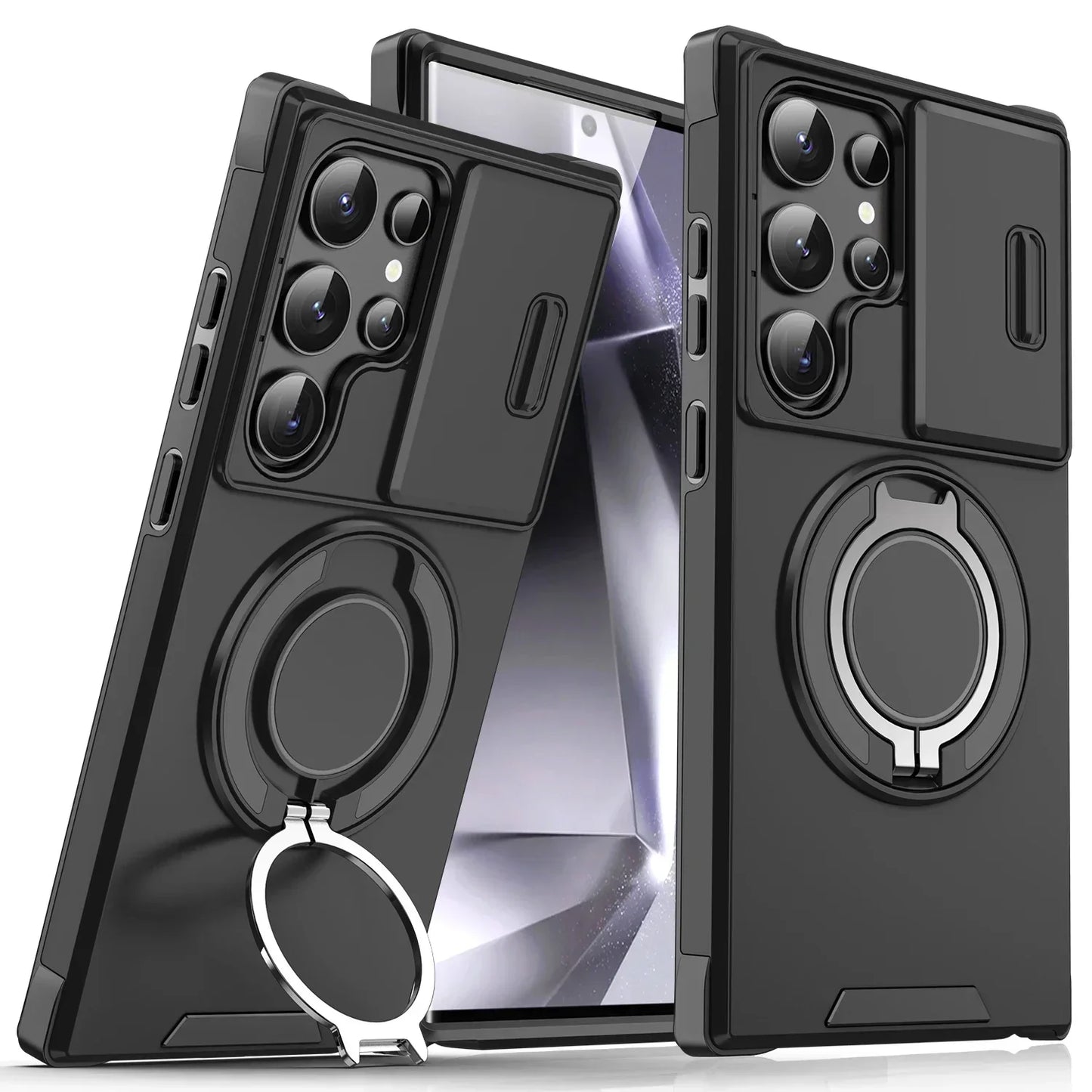 Armor Magnetic Bracket Case for Samsung Galaxy S Series
