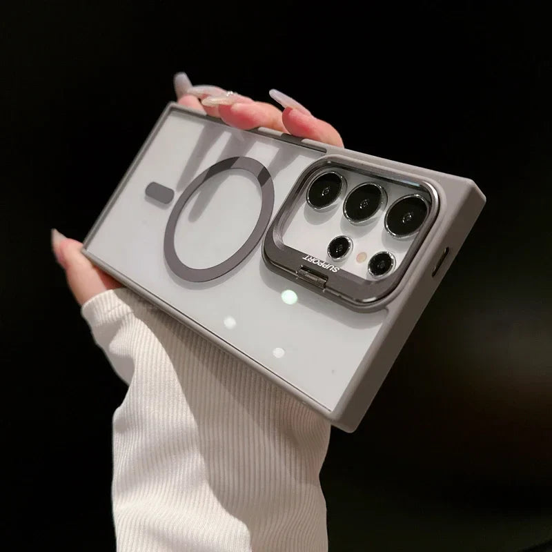 MagSafe Hidden Holder Clear Case for Samsung Galaxy S