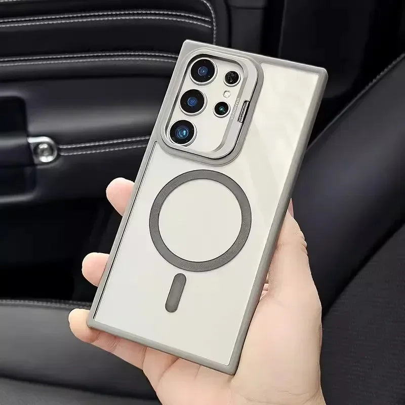 MagSafe Hidden Holder Clear Case for Samsung Galaxy S