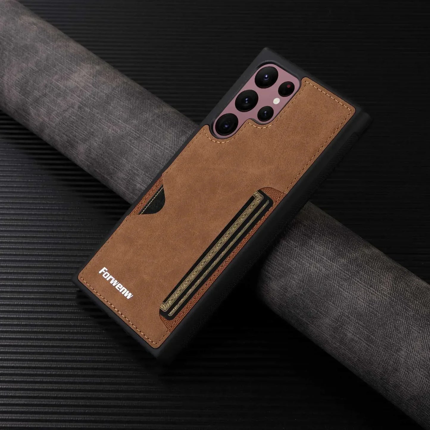 RetroVault™ Card Slot Leather Case