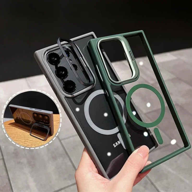 MagSafe Hidden Holder Clear Case for Samsung Galaxy S