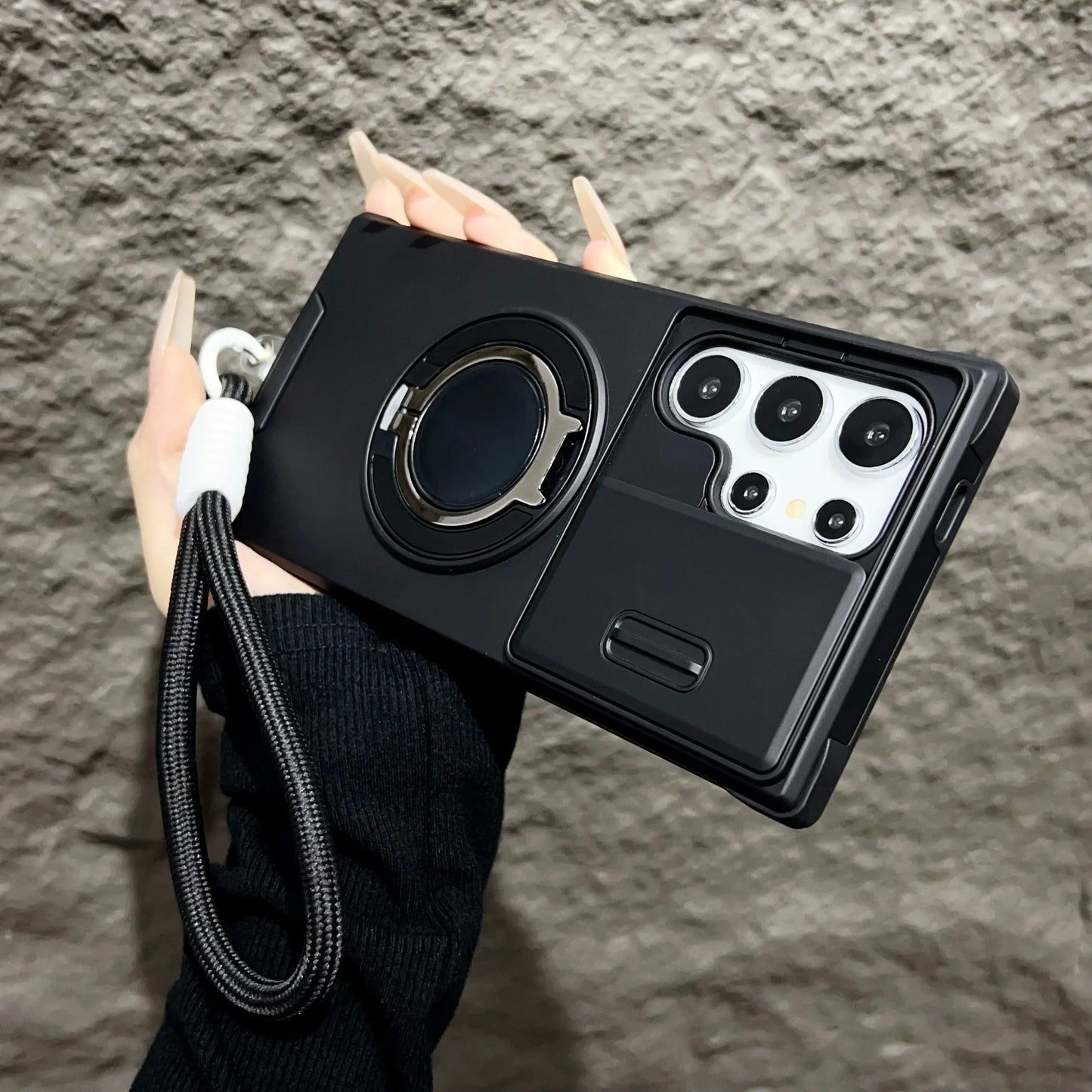 Armor Magnetic Bracket Case for Samsung Galaxy S Series