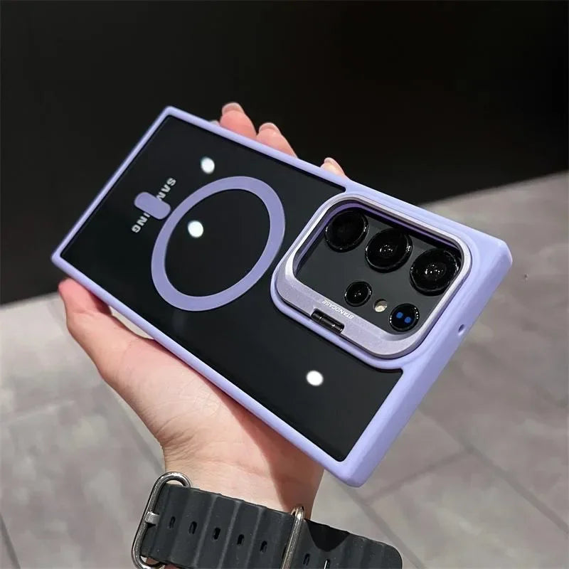 MagSafe Hidden Holder Clear Case for Samsung Galaxy S