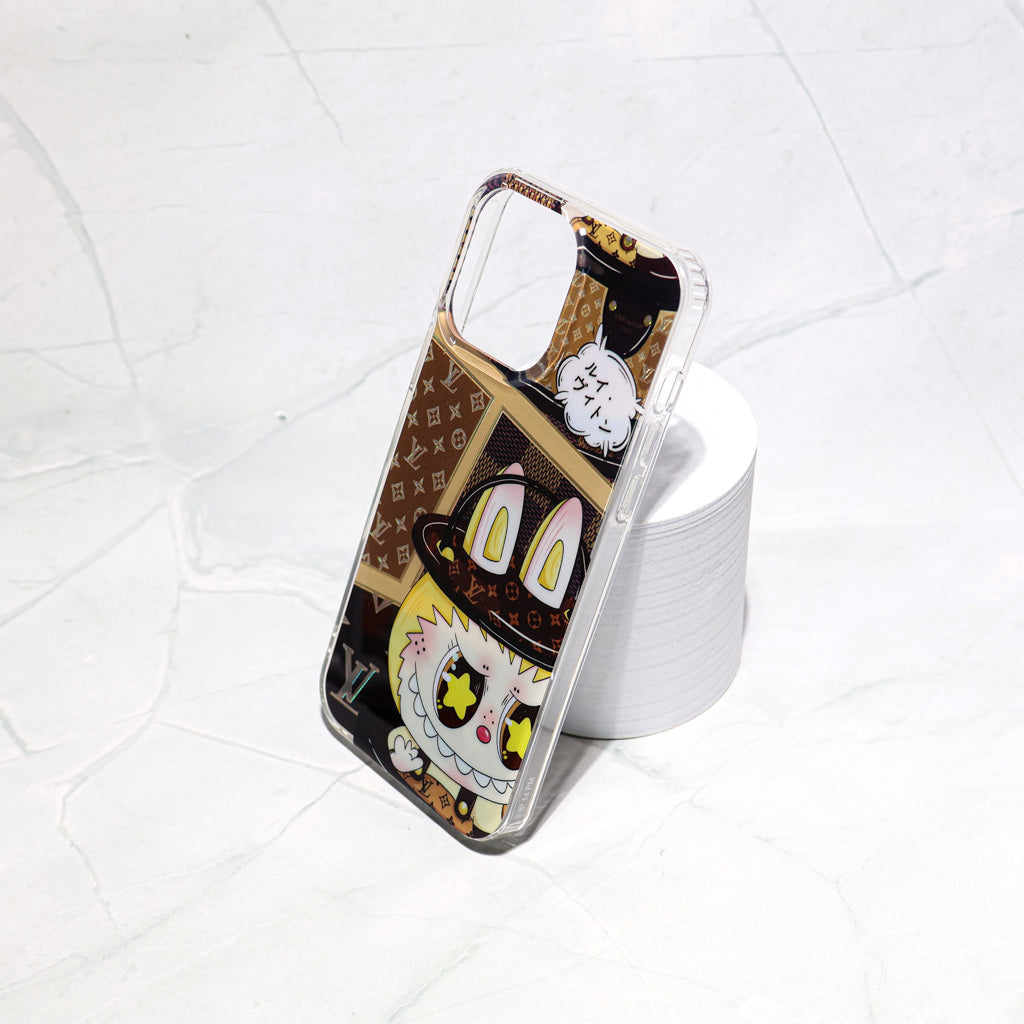 MonoToon™ Clear Case – Cartoon Monogram Edition