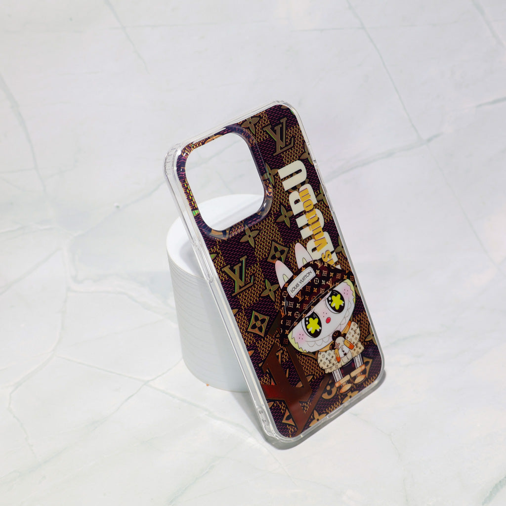 MonoToon™ Clear Case – Cartoon Monogram Edition