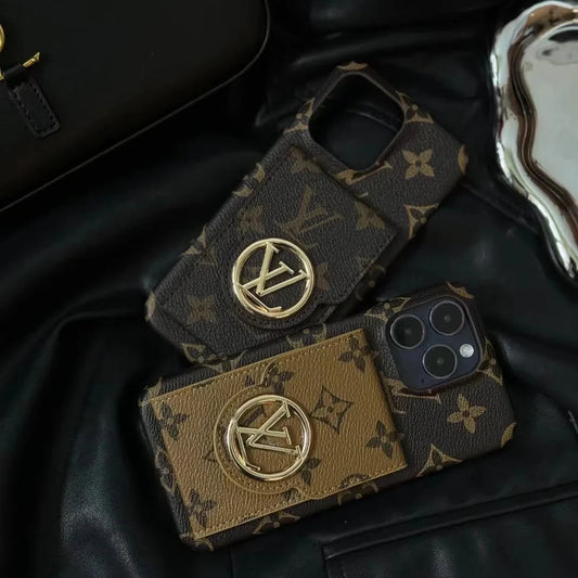 LuxMon™ Premium Leather Monogram Wallet Case