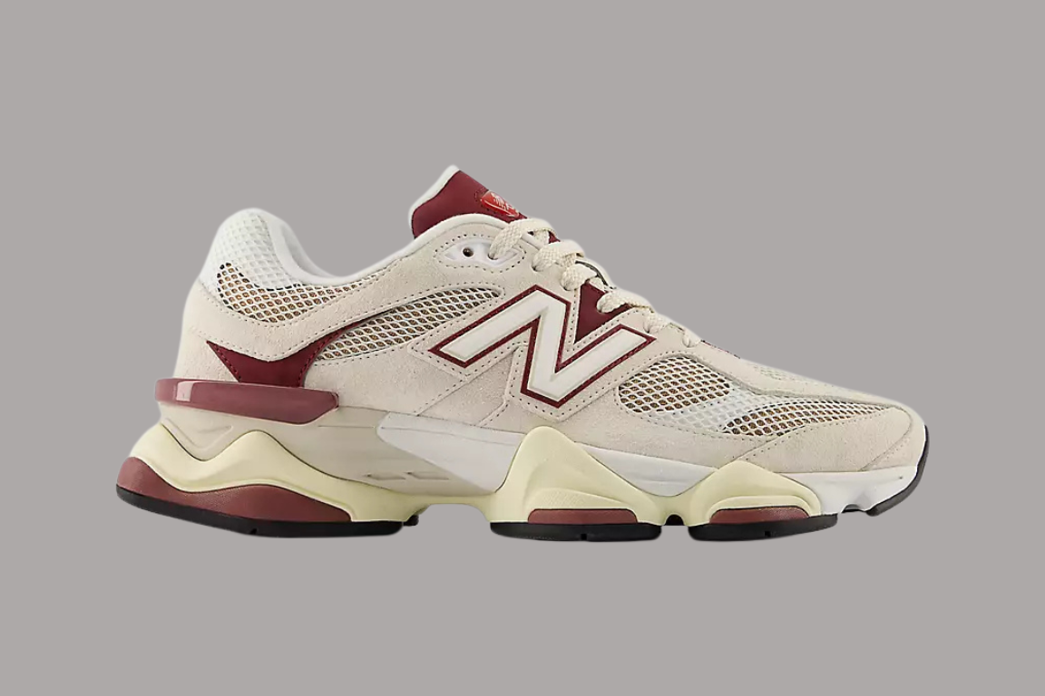 NB 9060 Linen With Monarch Burgundy