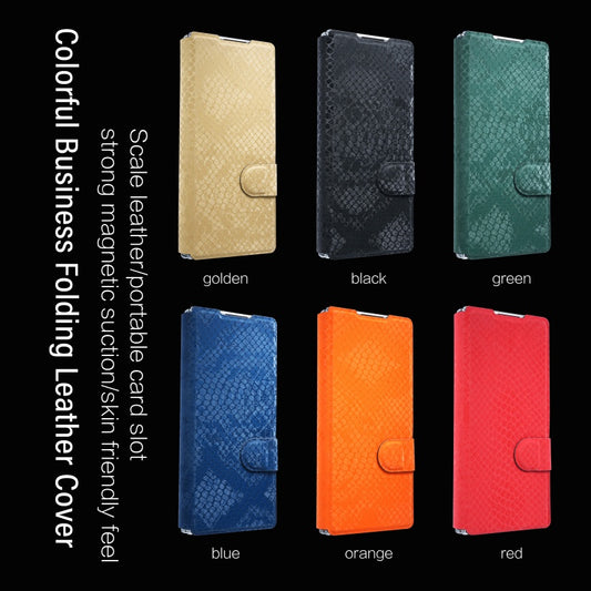 Elegant Snake-Texture Leather Flip Case for Samsung Z Fold