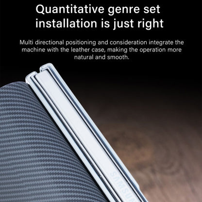 Elegant Snake-Texture Leather Flip Case for Samsung Z Fold