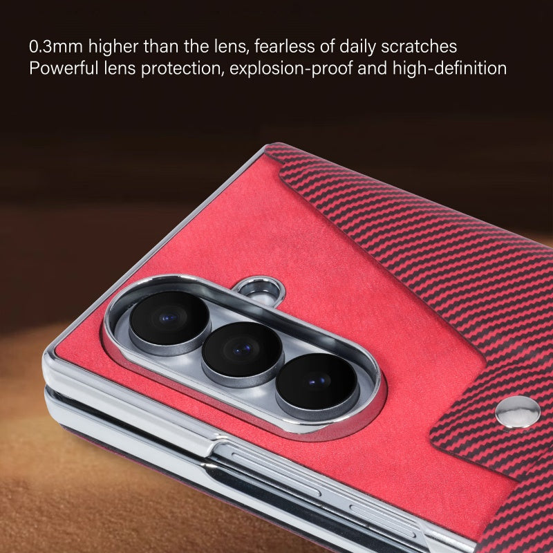 Supreme Business Folding Stand Leather Case for Samsung Z Fold