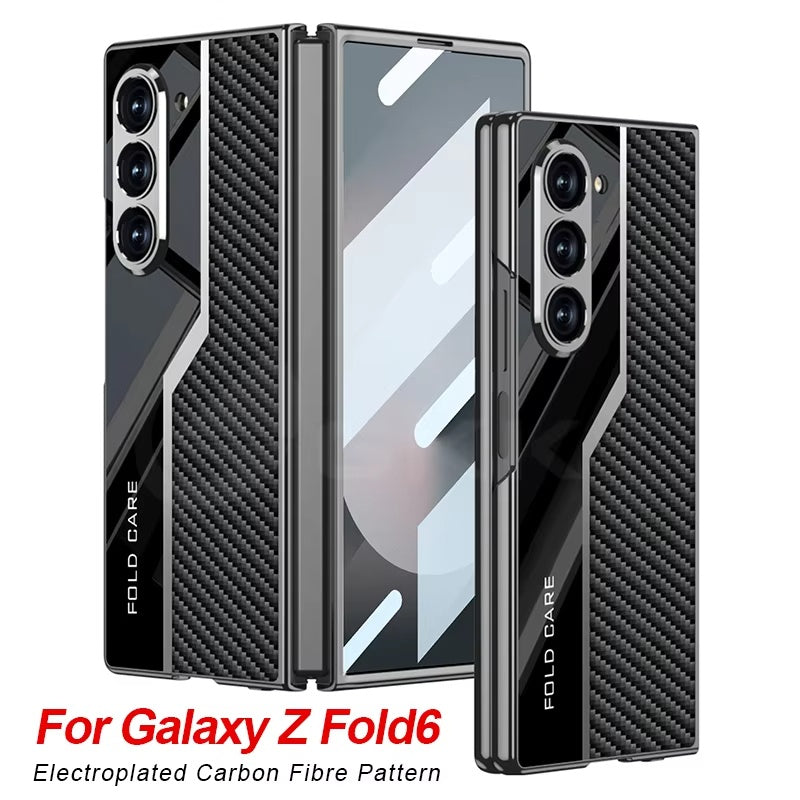 Luxury Plating Leather Case for Samsung Z Fold Series