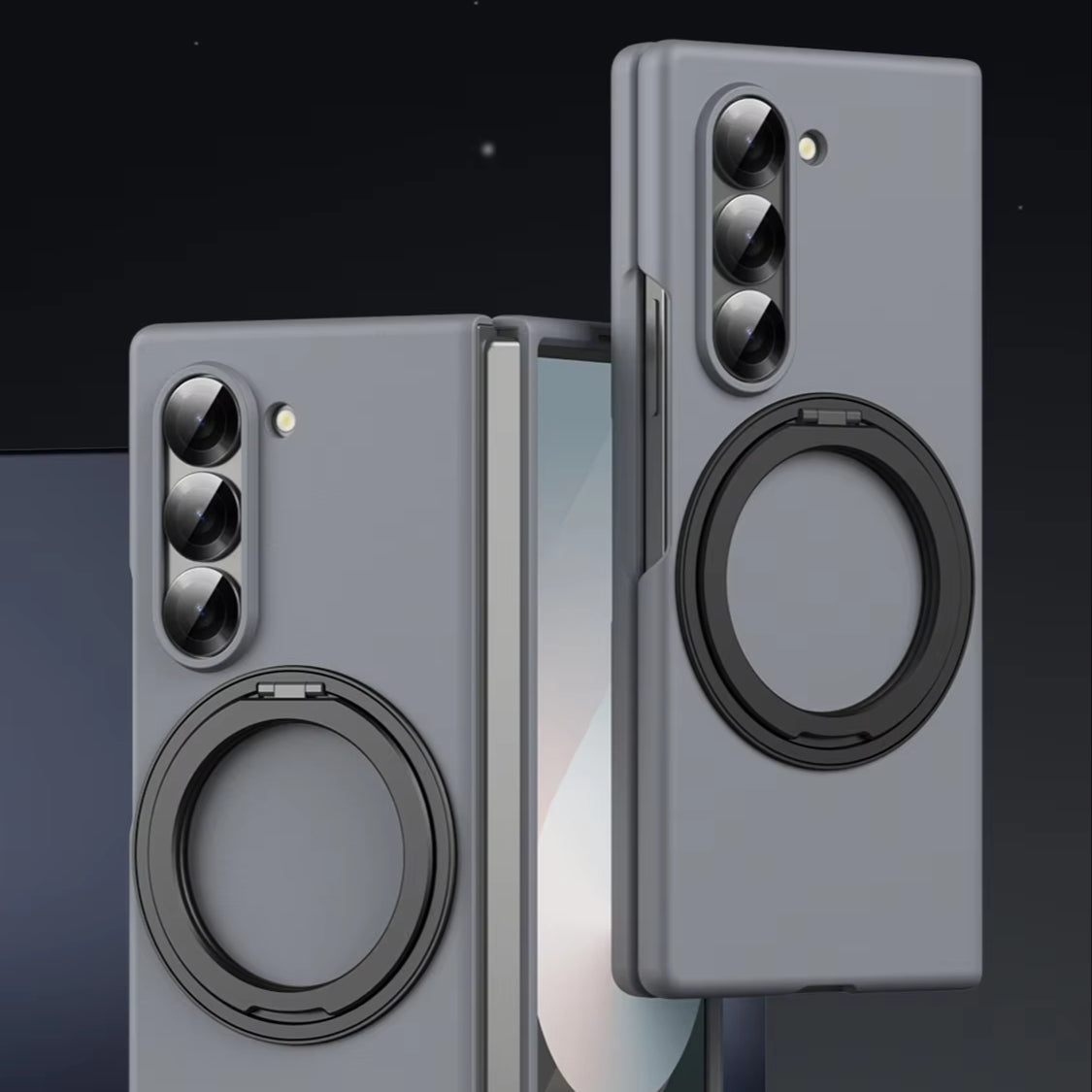 Premium Magnetic Ring Case for Samsung Z Fold 5 / 6 / 7