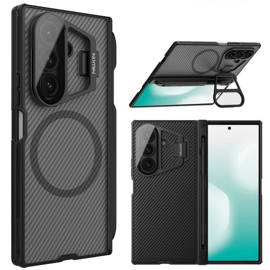 Heavy-Duty Z Fold Magnetic Case with Foldable Kickstand