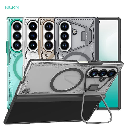 Galaxy Z Fold Magnetic Transparent Case With Foldable Kickstand