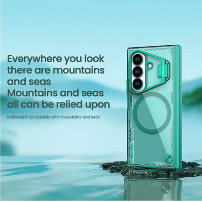 Galaxy Z Fold Magnetic Transparent Case With Foldable Kickstand