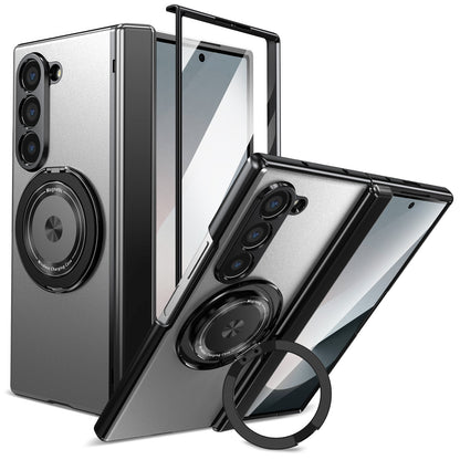 Magnetic Ring Armor Case for Samsung Z Fold 5 / 6 / 7 + Front Frame