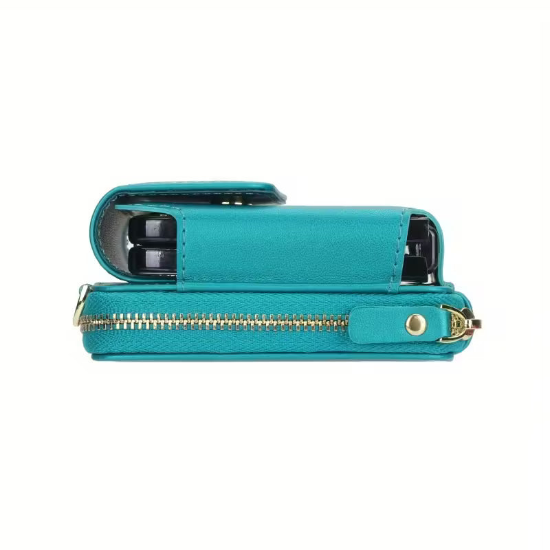 Foldable Phone Pouch with Long Strap – Premium LIU Phone Bag for Samsung Z Flip Series