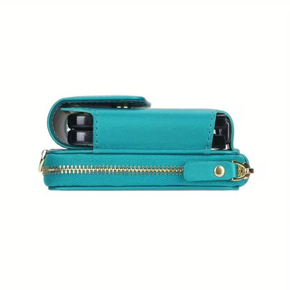 Foldable Phone Pouch with Long Strap – Premium LIU Phone Bag for Samsung Z Flip Series