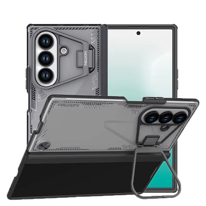 Galaxy Z Fold Magnetic Transparent Case With Foldable Kickstand