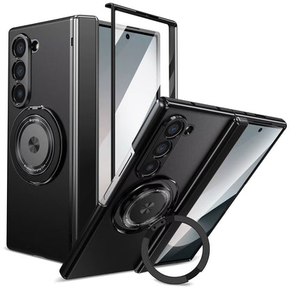 Magnetic Ring Armor Case for Samsung Z Fold 5 / 6 / 7 + Front Frame