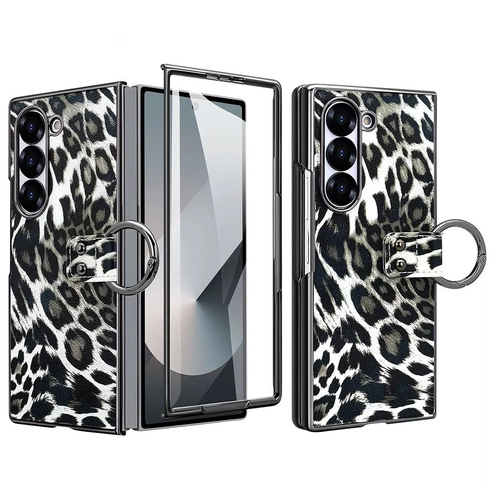 Wild Edition Leopard Case with Metal Ring Grip