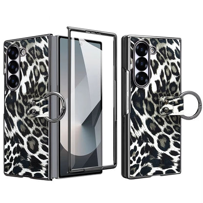 Wild Edition Leopard Case with Metal Ring Grip