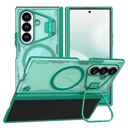 Galaxy Z Fold Magnetic Transparent Case With Foldable Kickstand