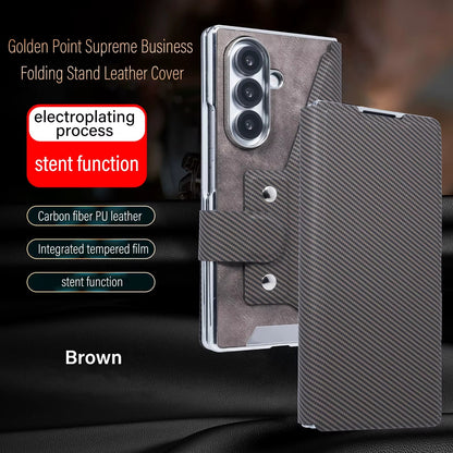 Supreme Business Folding Stand Leather Case for Samsung Z Fold
