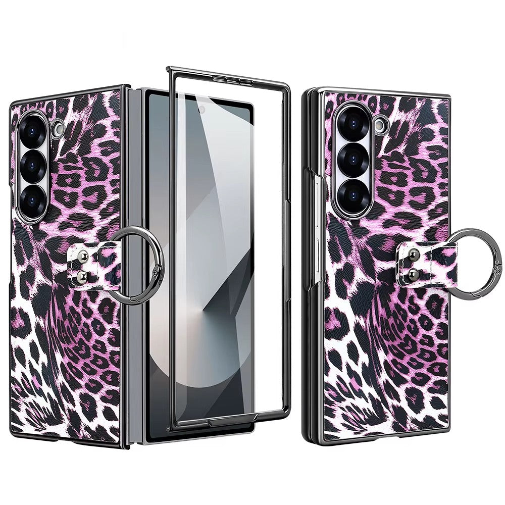 Wild Edition Leopard Case with Metal Ring Grip