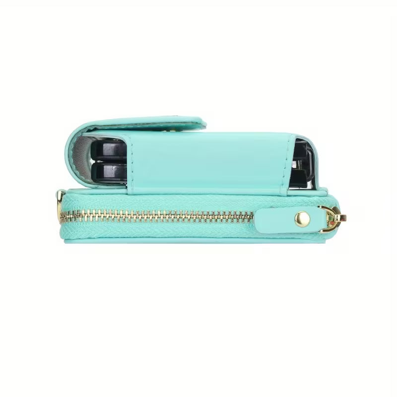 Foldable Phone Pouch with Long Strap – Premium LIU Phone Bag for Samsung Z Flip Series