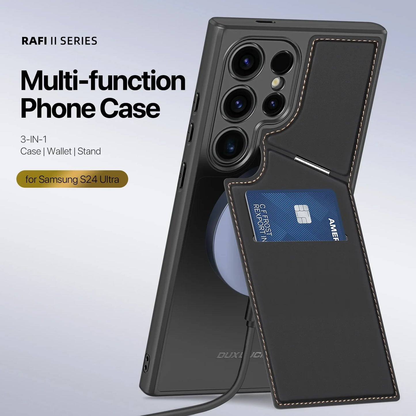 Magnetic 3-in-1 Wallet Case for Samsung S24 Series