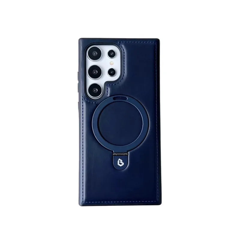 Luxury PU Leather Magnetic Stand Case for Samsung Galaxy S Series