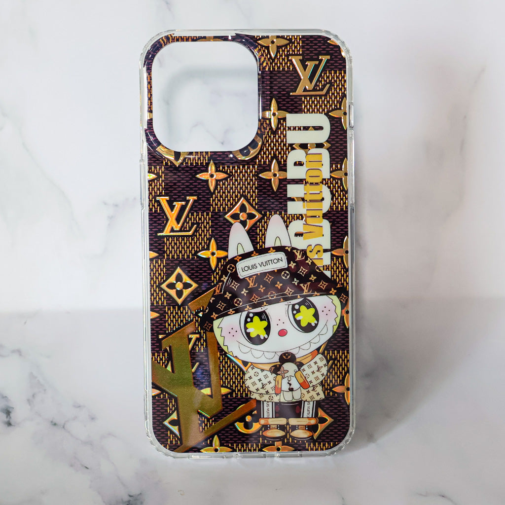 MonoToon™ Clear Case – Cartoon Monogram Edition