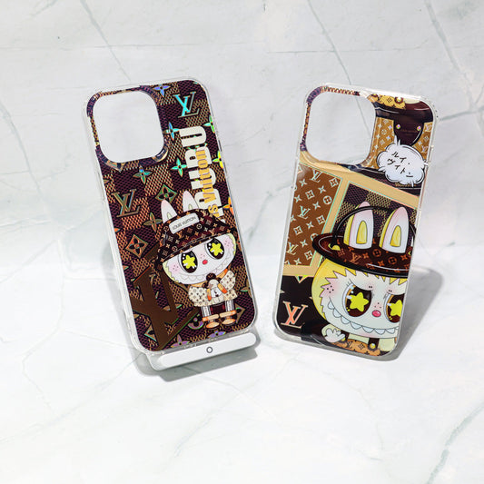 MonoToon™ Clear Case – Cartoon Monogram Edition